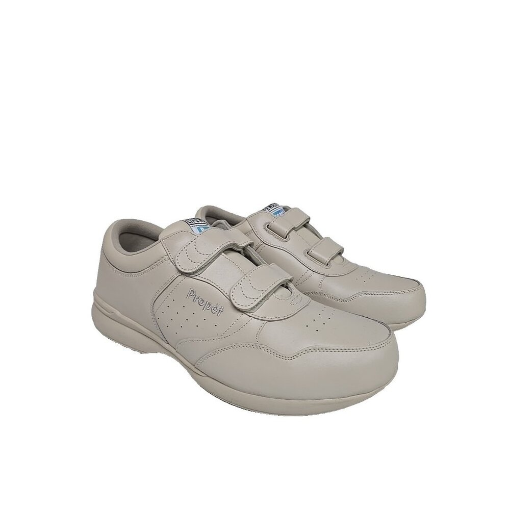 Propet Men's M3705 Lifewalker Strap Walking Shoe Sport White Size 15 EW